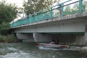 One of Calgary's rescue boats