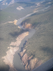 Looking down on Painted Canyon