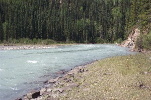 Upper Saunders Rapids from upstream