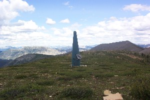 Communication Tower and picture of the peak