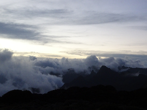 On top of the clouds