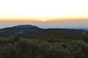 Sunrise at the Road Head Camp