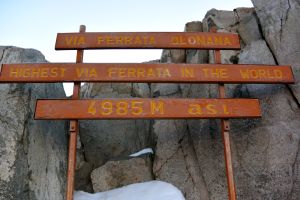 The highest Via Ferrata in the world