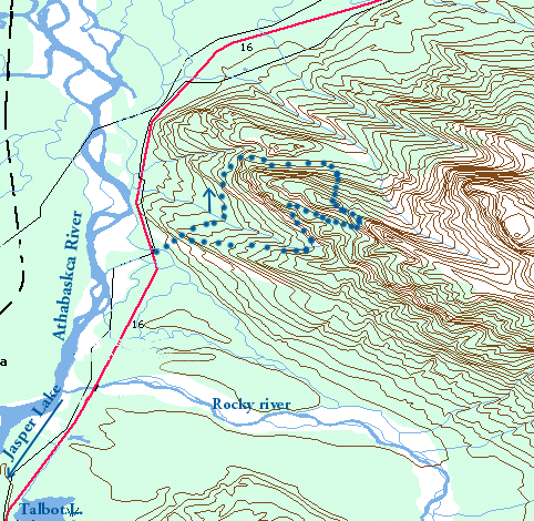 Roche Miette map