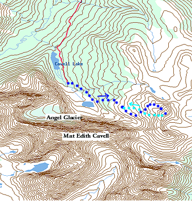 Map of Cavel Medows