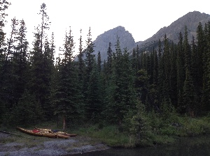 The Three kayaks at Fisthermans bay.