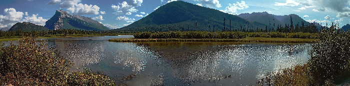 Panoramic view of the 1st Vermillion Lake.