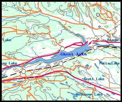 Ghost lake map