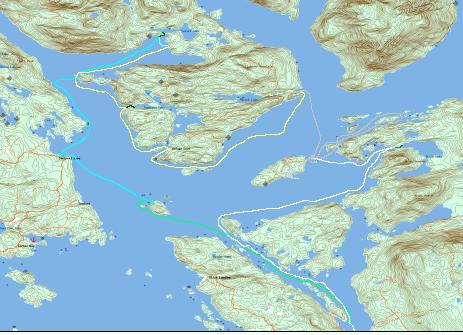 Desolation Sound Map