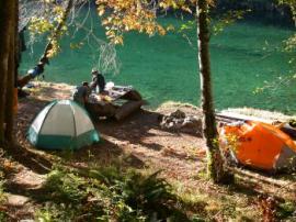 Campsite End of Roscoe bay