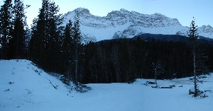 Cascade Mtn seen from road